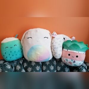 Squishmallow Lot Jakarria, Abena, Robyne, & Rosie